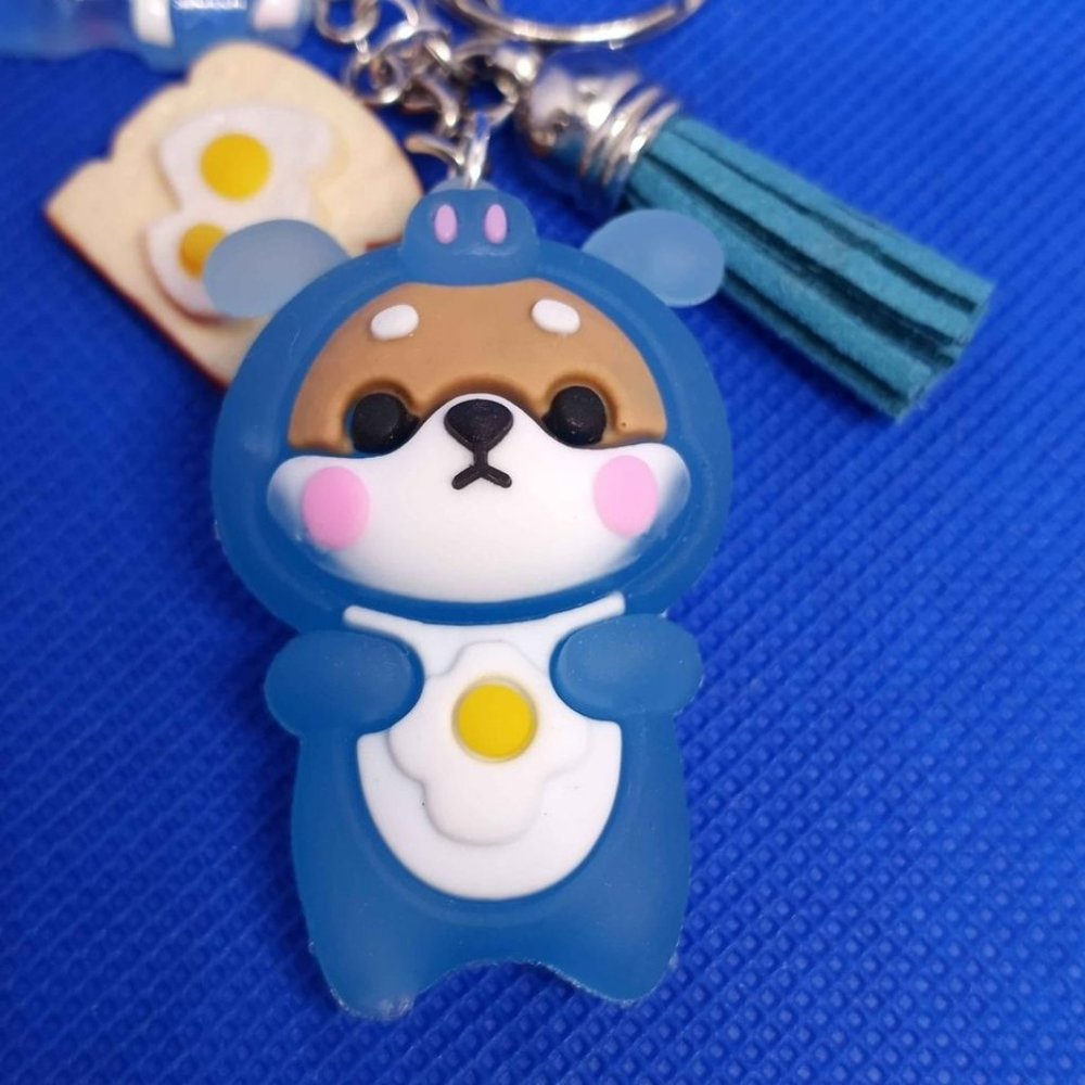 NEW- Shiba Keychain With Charms - Picture 7 of 7